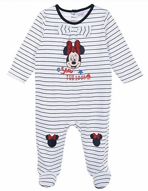 Pelele Azul Minnie Mouse Disney Meses Tienda Online