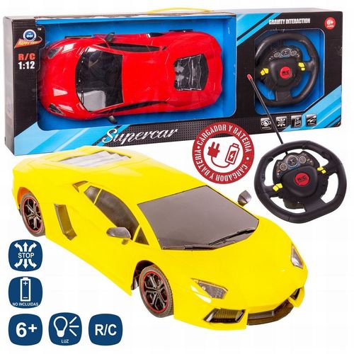 Coche Radio control Super Sport AMARILLO