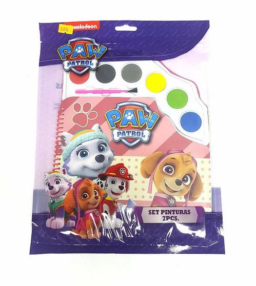 Set acuarelas y libreta La Patrulla Canina