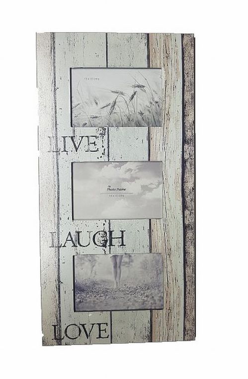 Portaretratos "Live Laugh Love" 48 x 24 cm