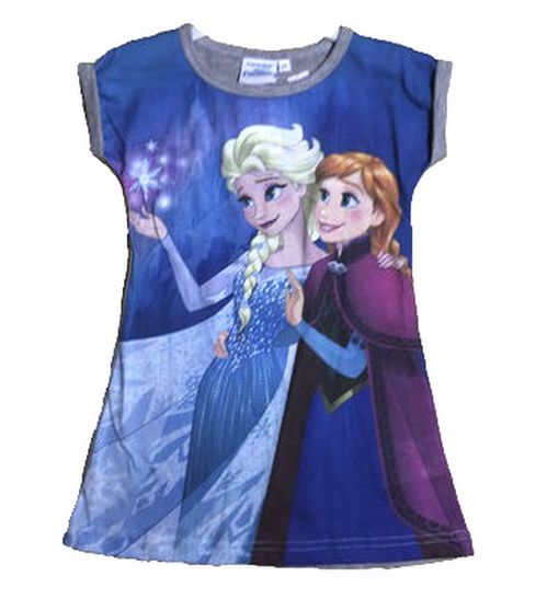 Vestido de Frozen gris y azul