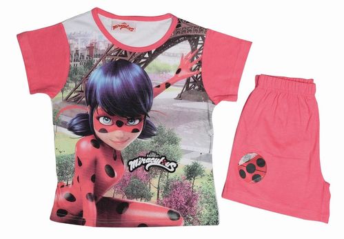 Conjunto camiseta y shorts de Ladybug Rosa