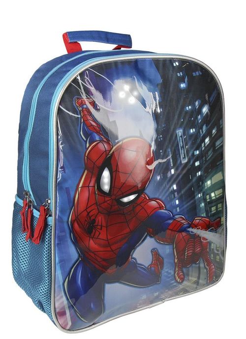 Mochila con luz Spiderman 41cm