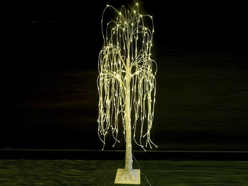 Árbol con 360 leds blanco cálido 1.5 metros