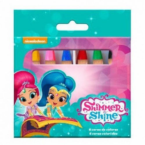 Set 6 ceras colores Shimmer and Shine