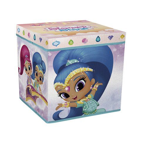 Taburete contenedor pongotodo Shimmer and Shine 30 x 30 x 30 cm