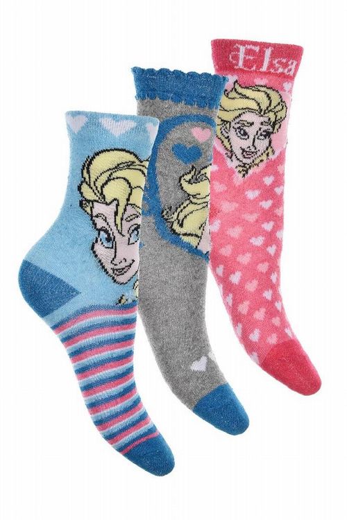 Pack de 3 pares de calcetines de Frozen  31/34