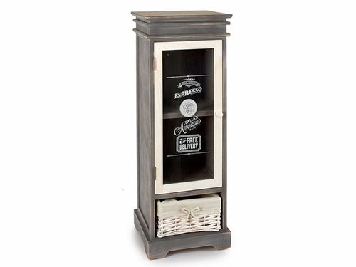 Mueble cesto gris 29 x 33 x 87,5 cm