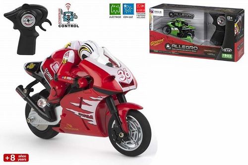 Moto radio control con luz 11 cm