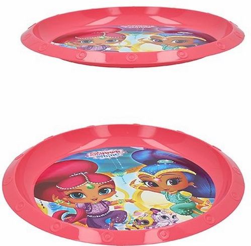 Plato plástico Shimmer and Shine 21 cm