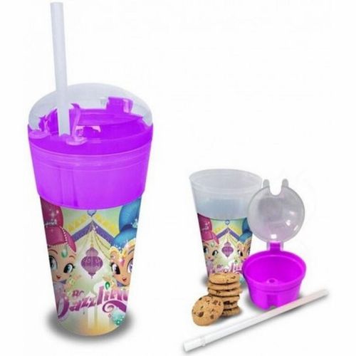 Vaso compartimento 2 en 1 de Shimmer and Shine