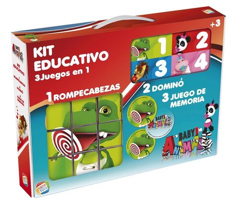 Kit juegos educativos Cefa Baby Animals