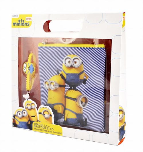 Set bandolera y pulsera Minions