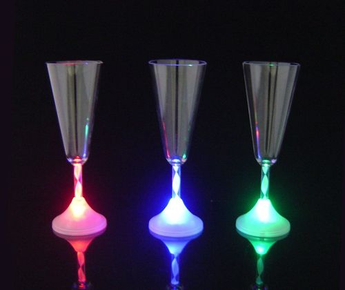 Copa champagne LED RGB 210 ml