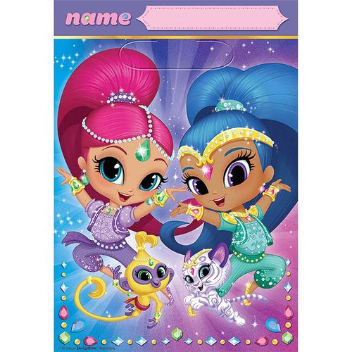 Pack 8 bolsas fiesta Shimmer and Shine