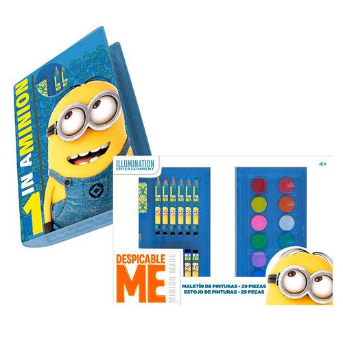 Estuche pintura Minions 29 piezas