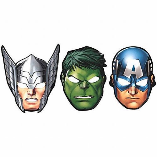 Pack máscaras Los Vengadores Marvel