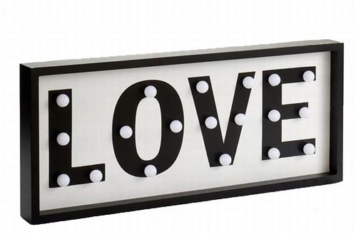 Marco led rectangular "Love" 22 x 51,5 x 4 cm