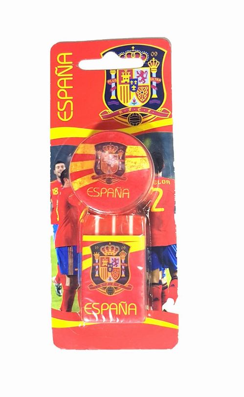 Set goma y sacapuntas  Selección Española Fútbol