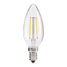 Bombilla vintage filamento led tipo vela roma 4W E27