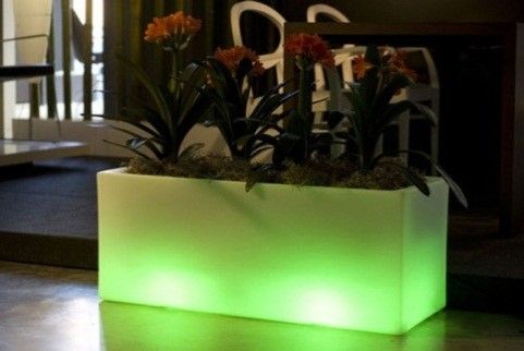 Maceteros LED 50x20x25 cm