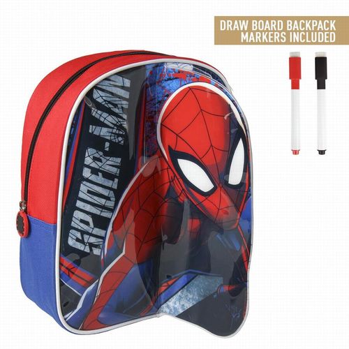 Mochila coloreable de Spiderman 25 x 31 x 10 cm