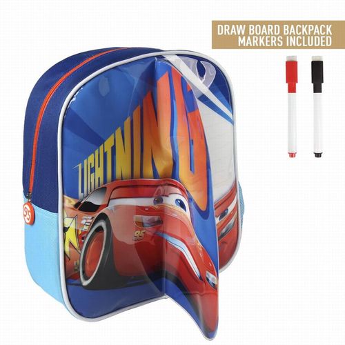 Mochila coloreable de Cars 3 Disney  25 x 31 x 10 cm