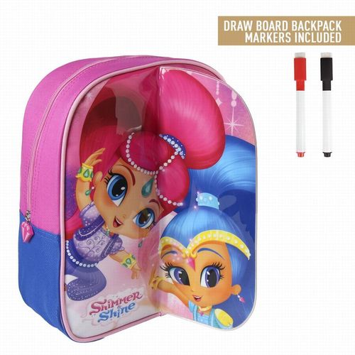 Mochila coloreable de Shimmer and Shine 25 x 31 x 10 cm