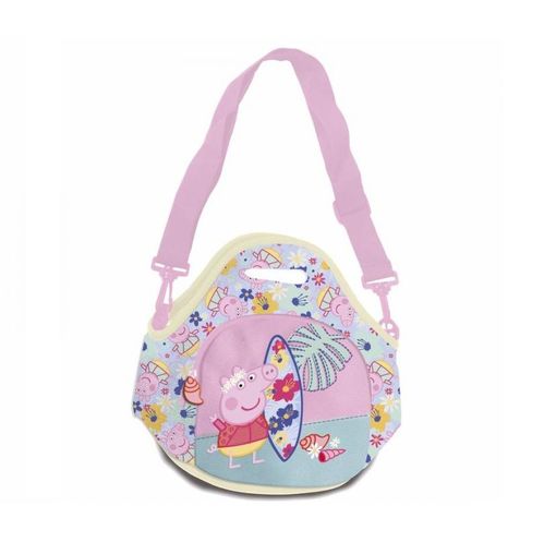 Bolsa portameriendas neopreno Peppa Pig 25x28x2cm