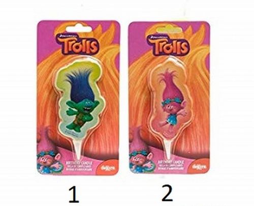 Vela cumpleaños de Trolls