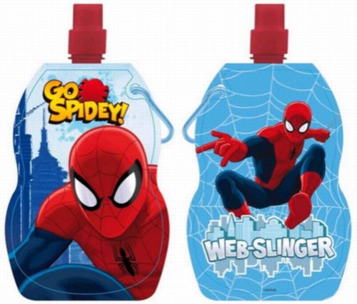 Botella cantimplora enrollable plegable de Spiderman