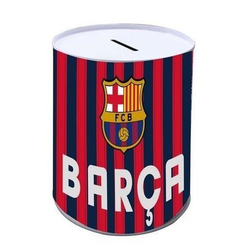 Hucha metal 10cm FC Barcelona