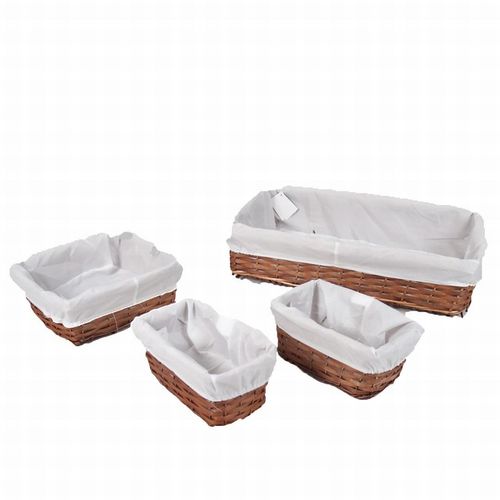 Set de 4 cestas Italica miel