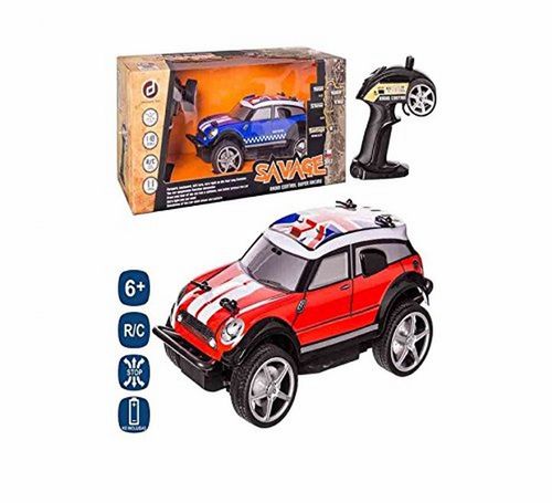 Coche radio control Savage 20 cm ROJO