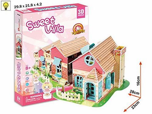 Puzzle 3D Casita con luz