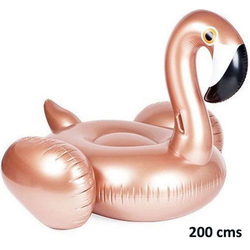 Flamenco hinchable flamingo Sy oro 200cm