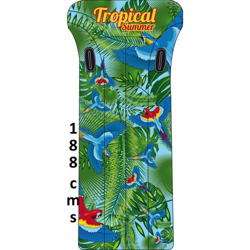 Colchoneta hinchable tropical 188cm con asas