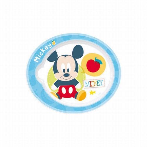 Plato polipropileno Mickey Mouse  22,2 x 18,6 x 2 cm