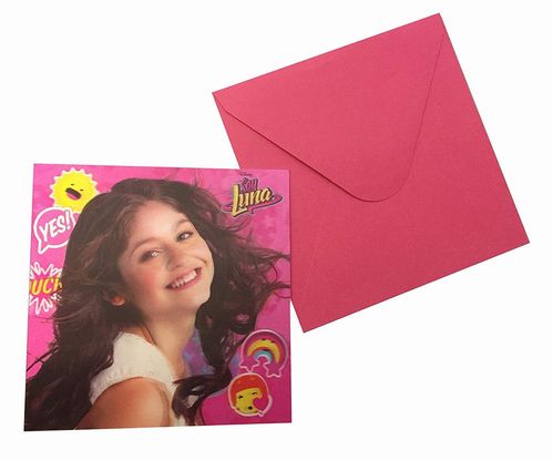 Tarjeta felicitación lenticular 3D Soy Luna