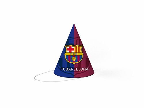 Pack 6 sombreros fiesta F.C.Barcelona