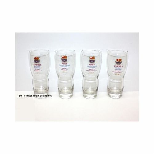 Set de 4 vasos del F.C.Barcelona