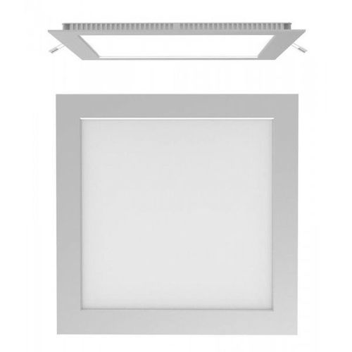 Downlight led empotrable marco blanco cuadrado 20W