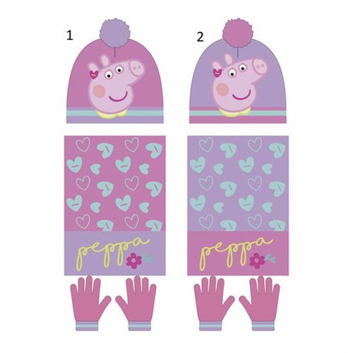 Set de 3 pizas de invierno de Peppa Pig