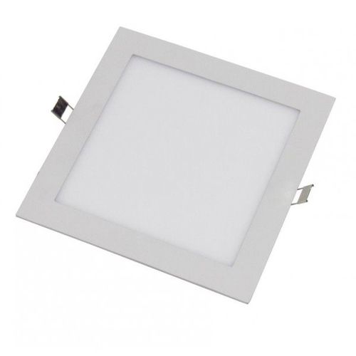 Downlight led empotrable marco blanco cuadrado 24W