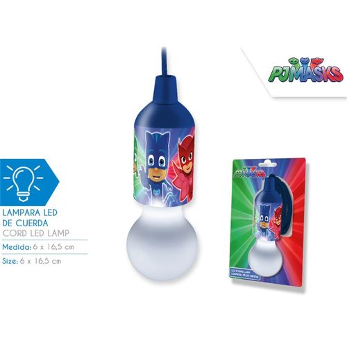 Bombilla lámpara LED con cuerda PJ Masks