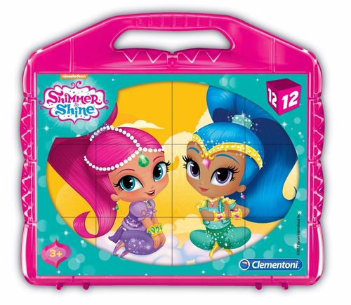 Puzle 12 cubos Shimmer and Shine Clementoni