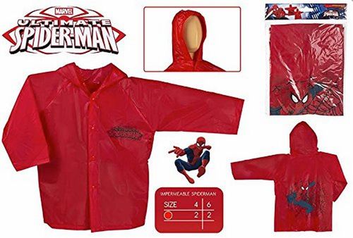 Impermeable de Spiderman