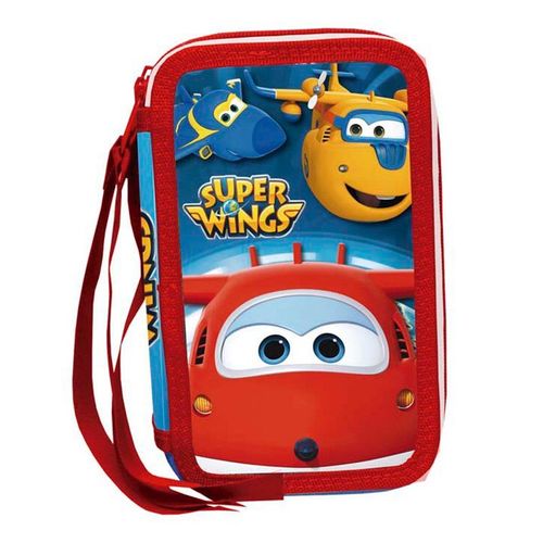 Estuche plumier triple Super Wings