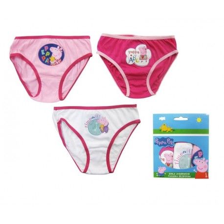 Pack de 3 braguitas de Peppa Pig