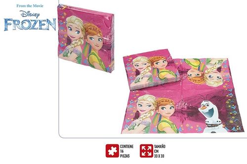 Pack de 16 servilletas de papel de Frozen